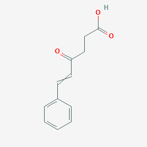 molecular formula C12H12O3 B1297779 4-Oxo-6-phenylhex-5-enoic acid 