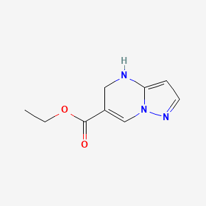molecular formula C9H11N3O2 B12977863 Ethyl 4,5-dihydropyrazolo[1,5-a]pyrimidine-6-carboxylate 