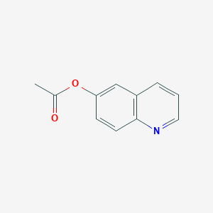 molecular formula C11H9NO2 B1297788 Quinolin-6-yl acetate CAS No. 24306-33-0