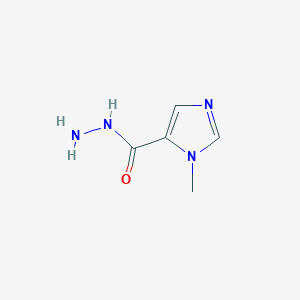 molecular formula C5H8N4O B1297795 1-甲基-1H-咪唑-5-甲酰肼 CAS No. 23585-00-4