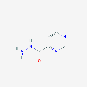 molecular formula C5H6N4O B1297796 Pyrimidine-4-carbohydrazide CAS No. 39513-54-7