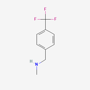 molecular formula C9H10F3N B1297802 N-甲基-1-(4-(三氟甲基)苯基)甲胺 CAS No. 90390-11-7