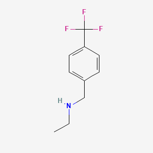 molecular formula C10H12F3N B1297803 N-Ethyl-4-(trifluoromethyl)benzylamine CAS No. 90390-12-8