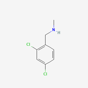 molecular formula C8H9Cl2N B1297804 (2,4-Dichlorobenzyl)methylamine CAS No. 5013-77-4