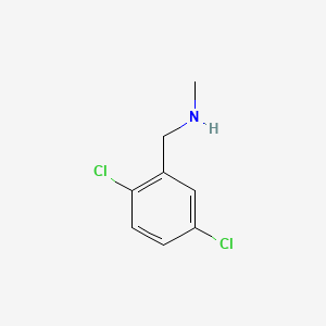 molecular formula C8H9Cl2N B1297806 N-(2,5-二氯苄基)-N-甲基胺 CAS No. 90390-16-2