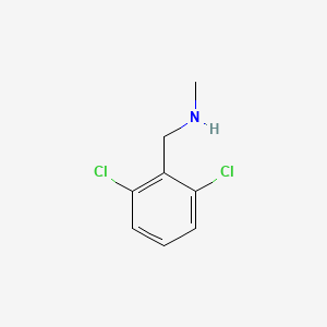 molecular formula C8H9Cl2N B1297807 [(2,6-dichlorophenyl)methyl](methyl)amine CAS No. 15205-19-3
