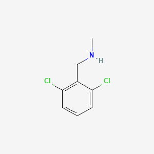 molecular formula C8H9Cl2N B1297807 Benzenemethanamine, 2,6-dichloro-N-methyl- CAS No. 15205-19-3