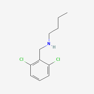 molecular formula C11H15Cl2N B1297808 苯甲胺，N-丁基-2,6-二氯- CAS No. 60509-36-6