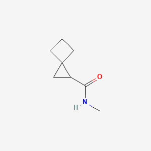 molecular formula C8H13NO B12978093 N-Methylspiro[2.3]hexane-1-carboxamide 