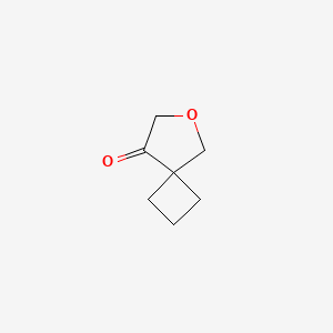 molecular formula C7H10O2 B12978100 6-Oxaspiro[3.4]octan-8-one CAS No. 2306265-26-7