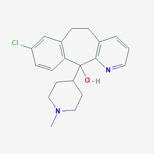 molecular formula C20H23ClN2O B129782 11-Hydroxy-N-methyldesloratadine CAS No. 38089-93-9