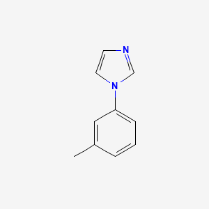 molecular formula C10H10N2 B1297828 1-(m-Tolyl)imidazole CAS No. 25364-43-6