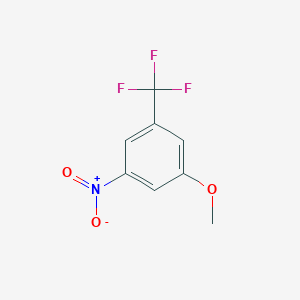 molecular formula C8H6F3NO3 B1297831 3-Methoxy-5-nitrobenzotrifluoride CAS No. 328-79-0