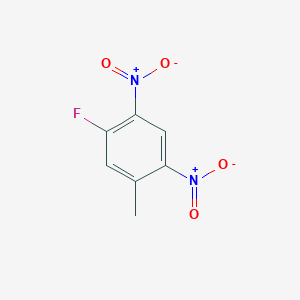 molecular formula C7H5FN2O4 B1297834 1-Fluoro-5-methyl-2,4-dinitrobenzene CAS No. 349-01-9