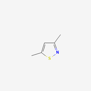 molecular formula C5H7NS B12978422 3,5-Dimethylisothiazole CAS No. 24260-24-0