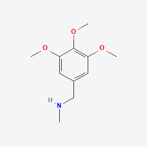 molecular formula C11H17NO3 B1297853 N-Methyl-3,4,5-trimethoxybenzylamine CAS No. 58780-82-8