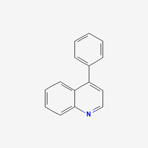 molecular formula C15H11N B1297854 4-苯基喹啉 CAS No. 605-03-8