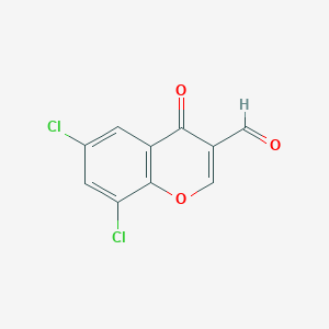 6,8-Dichloro-4-oxo-4H-chromene-3-carbaldehyde