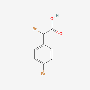 molecular formula C8H6Br2O2 B12978699 2-Bromo-2-(4-bromophenyl)acetic acid 