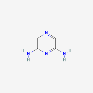 molecular formula C4H6N4 B1297881 2,6-Pyrazinediamine CAS No. 41536-80-5