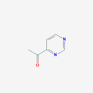 molecular formula C6H6N2O B1297882 1-(Pyrimidin-4-yl)ethanone CAS No. 39870-05-8