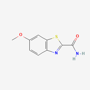 molecular formula C9H8N2O2S B1297885 6-Methoxybenzothiazole-2-carboxamide CAS No. 946-12-3