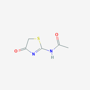 N-(4-oxo-4,5-dihydrothiazol-2-yl)acetamide