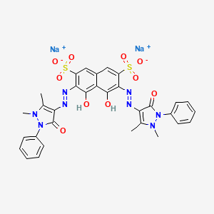 molecular formula C32H26N8Na2O10S2 B12978906 Antipyrylazo III disodium CAS No. 1092119-83-9