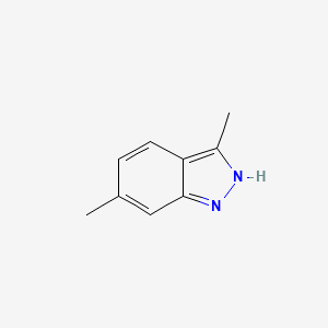 molecular formula C9H10N2 B1297896 3,6-Dimethyl-1H-indazole CAS No. 7746-28-3