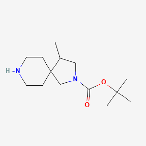 molecular formula C14H26N2O2 B12979030 tert-Butyl 4-methyl-2,8-diazaspiro[4.5]decane-2-carboxylate 