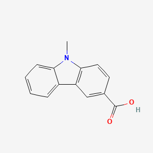 molecular formula C14H11NO2 B1297915 9-甲基-9H-咔唑-3-羧酸 CAS No. 89374-79-8