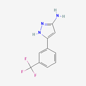 5-[3-(trifluoromethyl)phenyl]-1H-pyrazol-3-amine