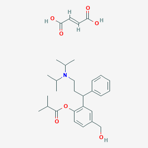 molecular formula C30H41NO7 B129792 rac Fesoterodine Fumarate CAS No. 1333234-73-3