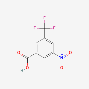 molecular formula C8H4F3NO4 B1297927 3-硝基-5-(三氟甲基)苯甲酸 CAS No. 328-80-3