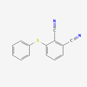 molecular formula C14H8N2S B1297928 3-(苯硫基)邻苯二腈 CAS No. 51762-68-6