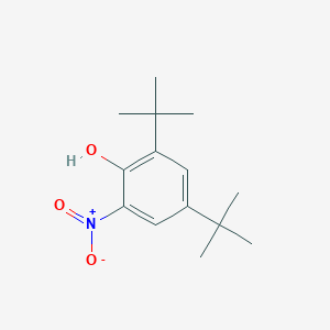 molecular formula C14H21NO3 B1297931 2,4-二叔丁基-6-硝基苯酚 CAS No. 20039-94-5