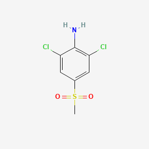 molecular formula C7H7Cl2NO2S B1297933 2,6-Dichloro-4-(methylsulfonyl)aniline CAS No. 80866-96-2