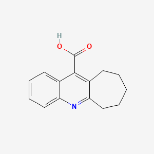 molecular formula C15H15NO2 B1297936 7,8,9,10-四氢-6H-环庚并[b]喹啉-11-羧酸 CAS No. 7101-63-5