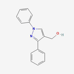 molecular formula C16H14N2O B1297943 (1,3-二苯基-1H-吡唑-4-基)-甲醇 CAS No. 40278-32-8