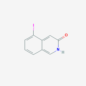 molecular formula C9H6INO B12979524 5-Iodoisoquinolin-3(2H)-one 