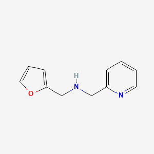 molecular formula C11H12N2O B1297953 Furan-2-ylmethyl-pyridin-2-ylmethyl-amine CAS No. 247571-56-8