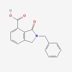 molecular formula C16H13NO3 B1297954 2-Benzyl-3-oxo-2,3-dihydro-1H-isoindole-4-carboxylic acid CAS No. 77960-29-3