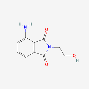 molecular formula C10H10N2O3 B1297957 4-Amino-2-(2-hydroxy-ethyl)-isoindole-1,3-dione CAS No. 26215-17-8