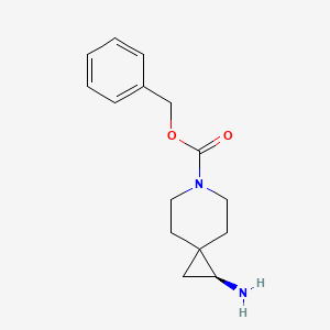 molecular formula C15H20N2O2 B12979621 Benzyl (S)-1-amino-6-azaspiro[2.5]octane-6-carboxylate 
