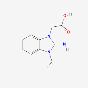 (3-Ethyl-2-imino-2,3-dihydro-benzoimidazol-1-yl)-acetic acid