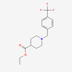 molecular formula C16H20F3NO2 B1297974 Ethyl 1-(4-Trifluoromethyl-benzyl)-piperidine-4-carboxylate CAS No. 414886-03-6