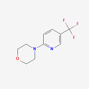molecular formula C10H11F3N2O B1297977 4-(5-(Trifluoromethyl)pyridin-2-yl)morpholine CAS No. 321679-59-8