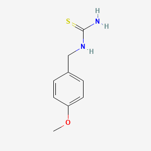 molecular formula C9H12N2OS B1297991 1-(4-Methoxybenzyl)-2-thiourea CAS No. 37412-64-9