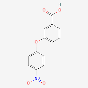molecular formula C13H9NO5 B1298001 3-(4-硝基苯氧基)苯甲酸 CAS No. 27237-21-4