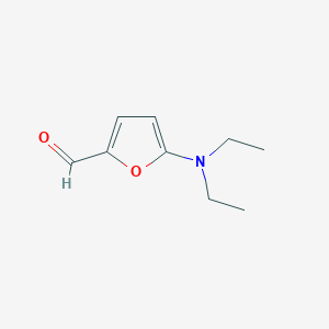 molecular formula C9H13NO2 B1298008 5-(Diethylamino)furan-2-carbaldehyde CAS No. 22868-59-3